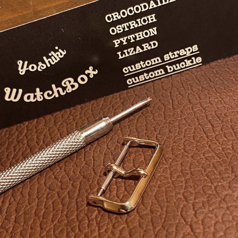 管34 ブランド不明 K18製 時計用 14ミリ幅 尾錠 750 管34 ブランド