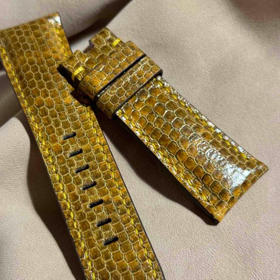 sna-126 ウミヘビ 腕時計ベルト タンブラウン ラグ幅18 mm sna-98 シー