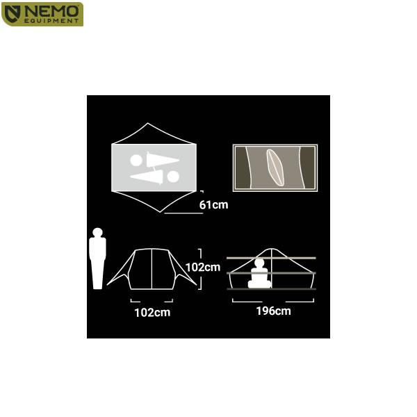 ニーモ リカーブ 2P CP 701002 NM-RCV-2P-F 国内正規品 : ヨシキ
