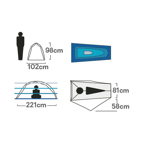 値下しました☆ニーモ ホーネットエリートオズモ1P Hornet™ Elite OSMO™ 1P – NEMO Equipment Japan