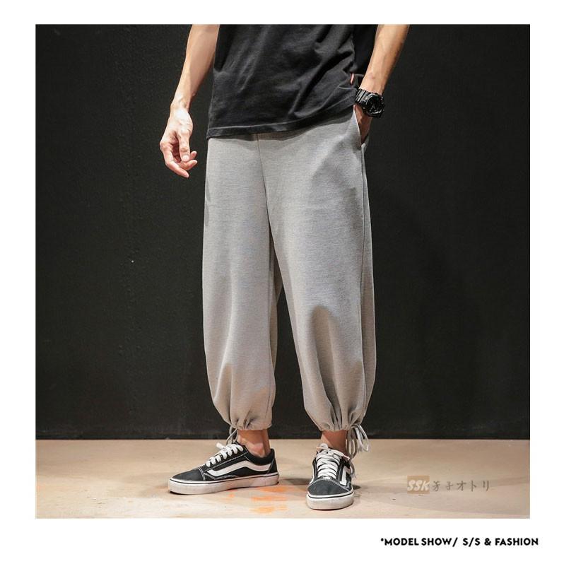 リブパンツ メンズ アンクル丈 スウェットパンツ 夏ズボン チノパン ボトムス 涼しいズボン 夏 サマー Ssk 芳子オトリ 通販 Yahoo ショッピング