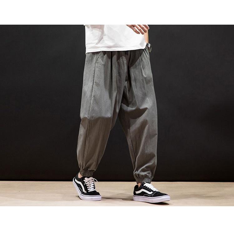 サルエルパンツ 夏ズボン メンズ イージーパンツ ゆったり 夏ズボン 涼しいズボン 無地 メンズ ファッション Ssk 芳子オトリ 通販 Yahoo ショッピング