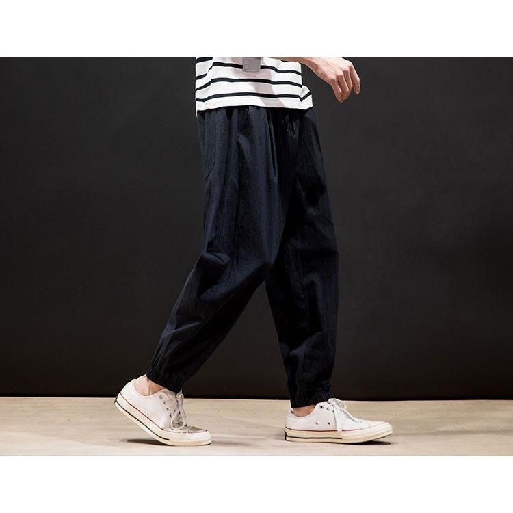 サルエルパンツ 夏ズボン メンズ イージーパンツ ゆったり 夏ズボン 涼しいズボン 無地 メンズ ファッション Ssk 芳子オトリ 通販 Yahoo ショッピング