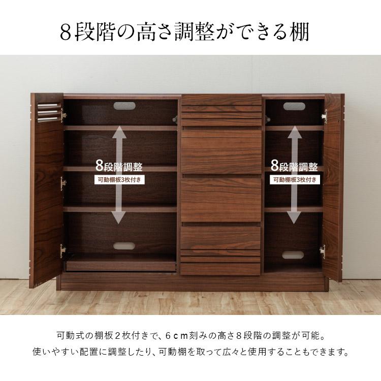 設置配送無料 仏壇台 幅120cm 高さ86cm ロータイプ 仏壇 台 チェスト COL カジュアル 収納引き出し付き おしゃれ 大川 家具 遺骨 遺骨収納 置き台_8