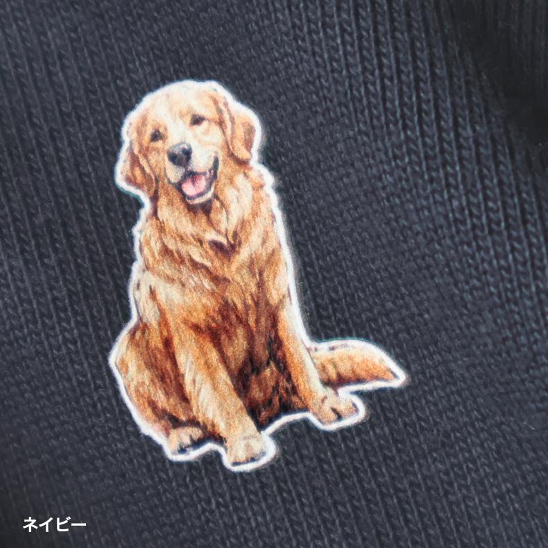ゴールデンレトリバー ワンポイントTシャツ ゴールデンレトリバーT
