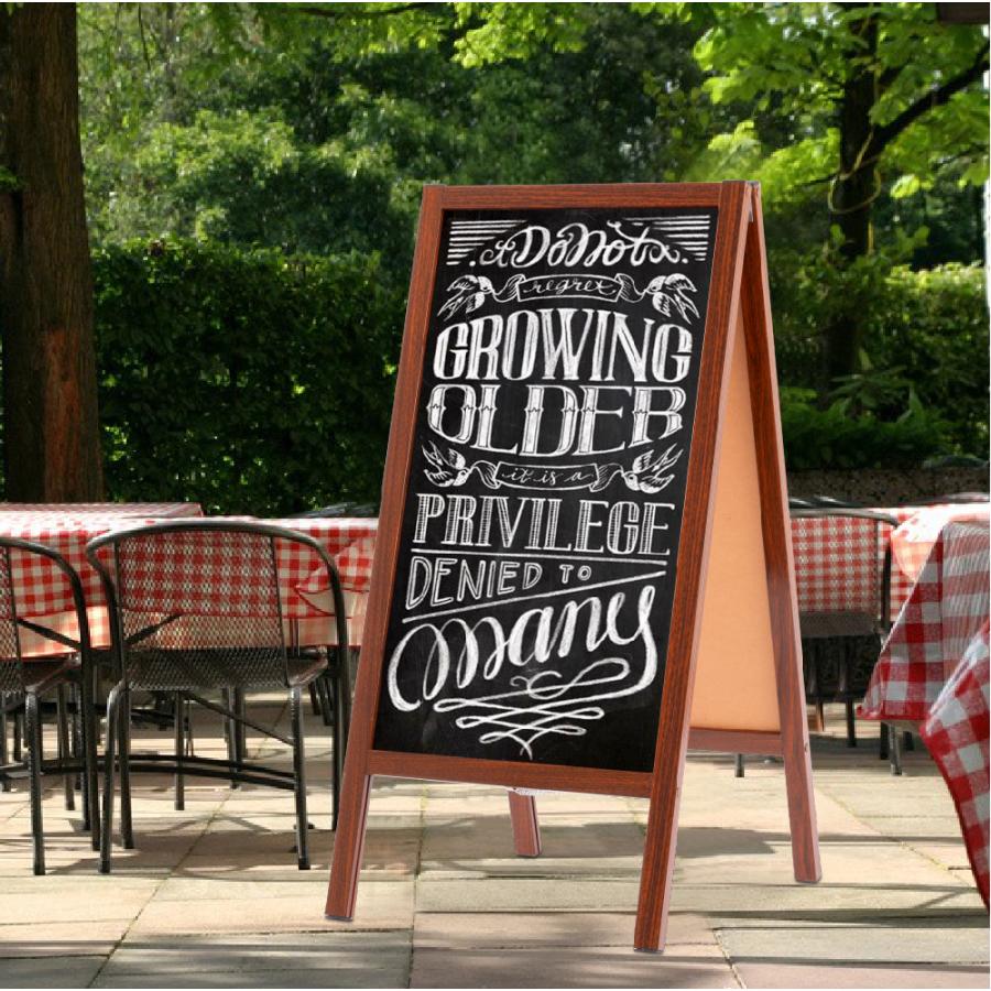 予約販売 送料無料 アルミ製 A型黒板 防水 A型アルミブラックボード W450mmxh905mm チョーク付き 黒板 屋外対応 A型看板 Awbd 900 Materialworldblog Com