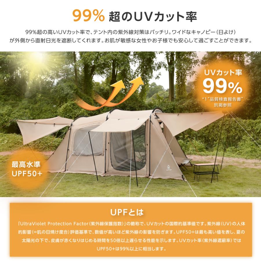 South Light テント 大型 2ルームテント ドームテント トンネル South Light テント 大型 2ルームテント ドームテント トンネル