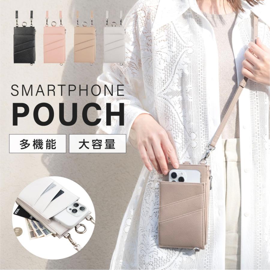 スマホショルダー スマホポーチ サコッシュ 財布 斜め掛け 肩掛け