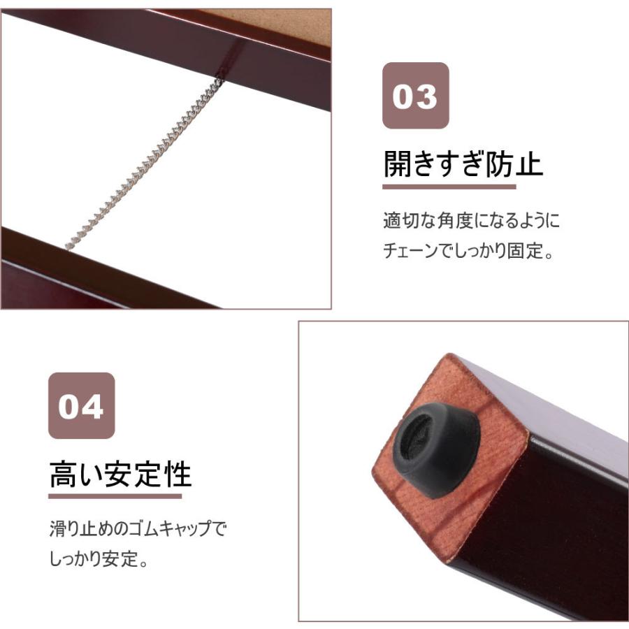 木製 ブラックボード 黒板 看板 H98cm 片面 A型看板ブラックボード