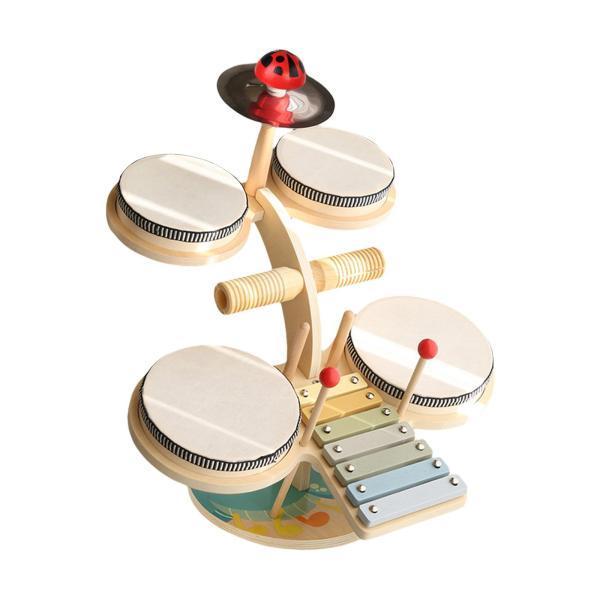 人気商品！ 木琴ドラムセットキッズベビードラムセット感覚玩具パーカッションおもちゃ楽器玩具木製木琴音楽玩具子供用
