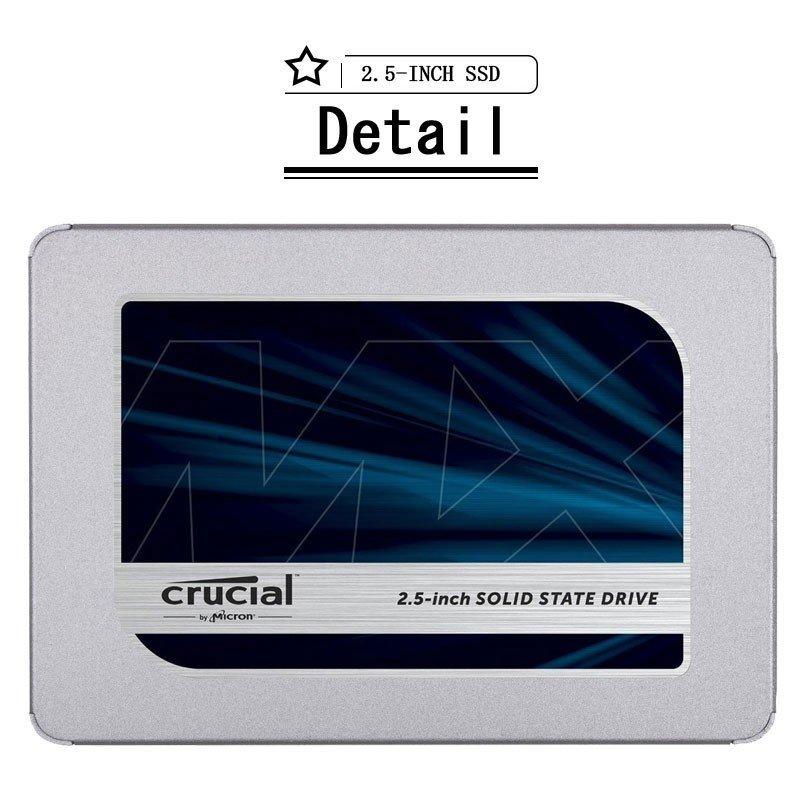 crucial MX500 Crucial SSD 2TB 2.5インチ CT2000MX500SSD1 SATA3内蔵  