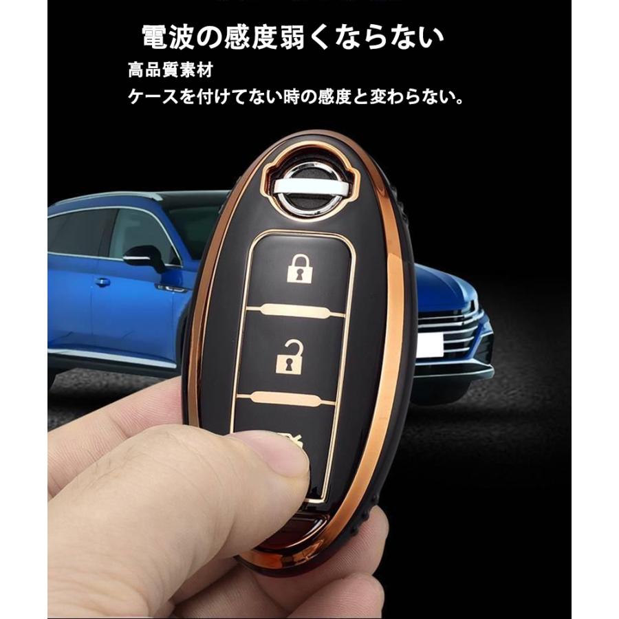 日産 キーケース キーカバー キーホルダー デイズ セレナ エクストレイル エルグランド スカイライン ノート キューブ オーラ aura ジューク ルークス｜yoshinari｜17