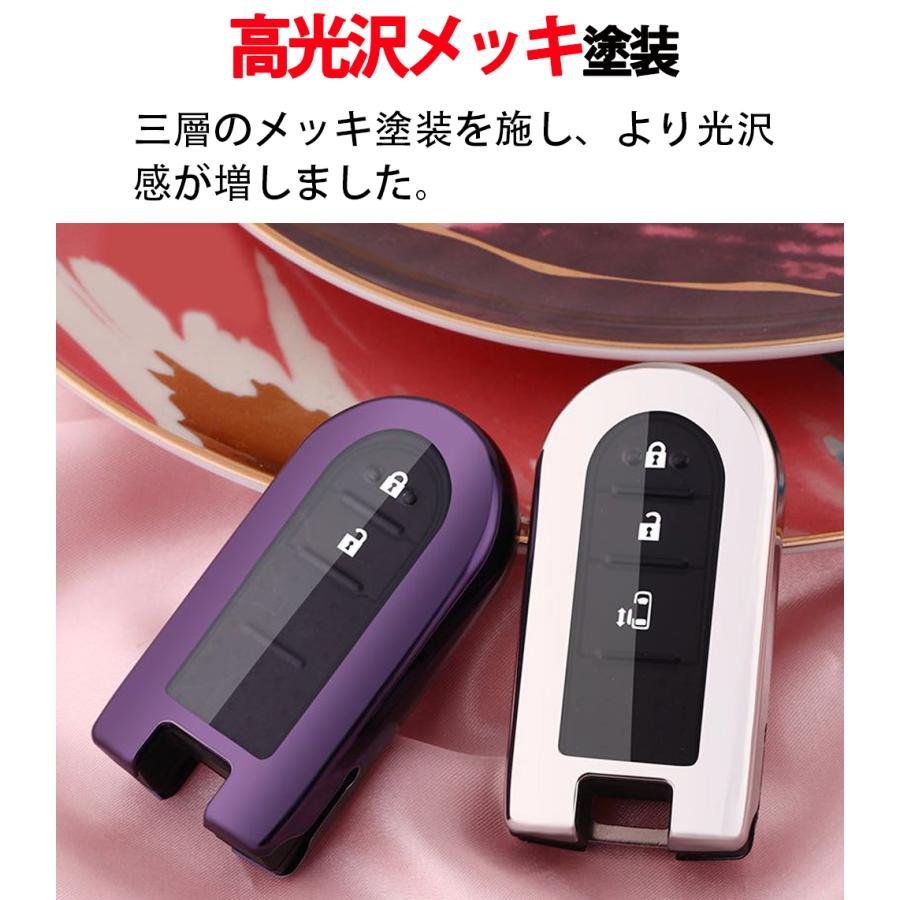 ダイハツ タント ムーヴ ミラ トコット キャスト ミライース ウェイク トール トヨタ タンク ルーミー ブーン キーケース 本革 キーホルダー | ダイハツ | 09