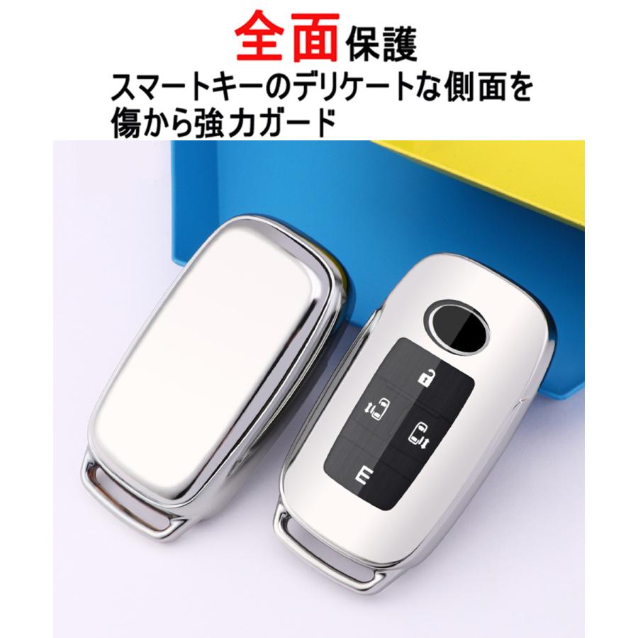 トヨタ ライズ RAIZE ルーミー ROOMY ダイハツ ロッキー ROCKY 新型タフト TAFT タント カスタム トール 専用 キーケース キーカバー キーホルダー option｜yoshinari｜10