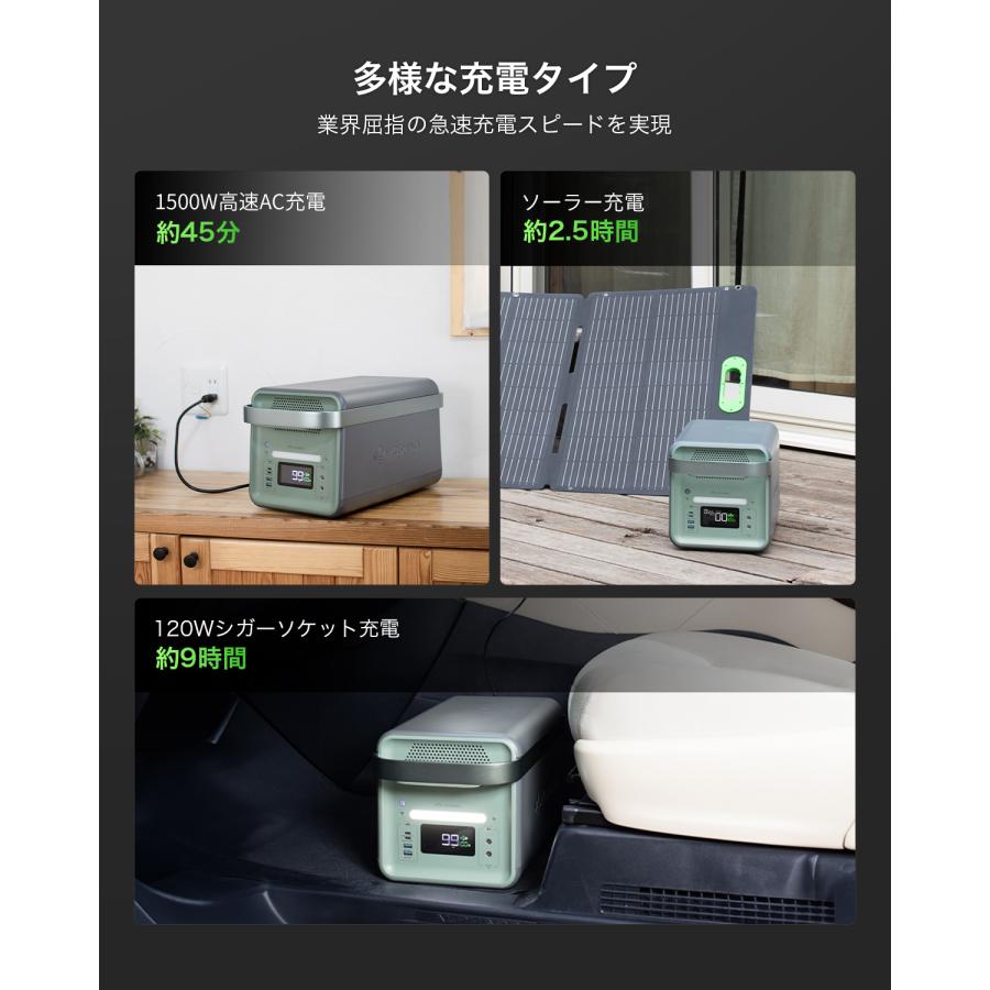 YOSHINOヨシノ ポータブル電源 固体電池 B2000SST 1326Wh AC出力2000W
