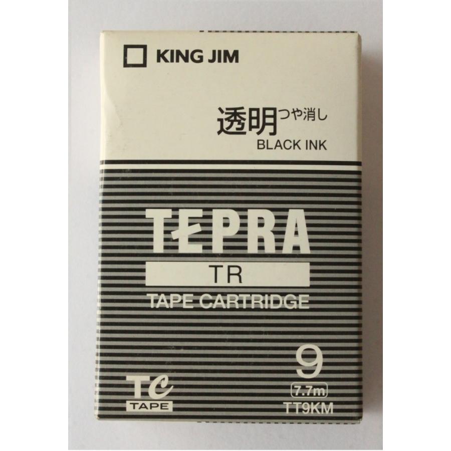 KING JIM KINGJIM テープカートリッジ テプラTR 9mm TT9KM 透明 KING JIM KINGJIM テープカートリッジ テプラTR 9mm TT9KM 透明