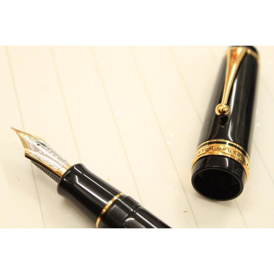 PILOT（文具） 中字在庫有 PILOT 万年筆 カスタム URUSHI ブラック FKV 