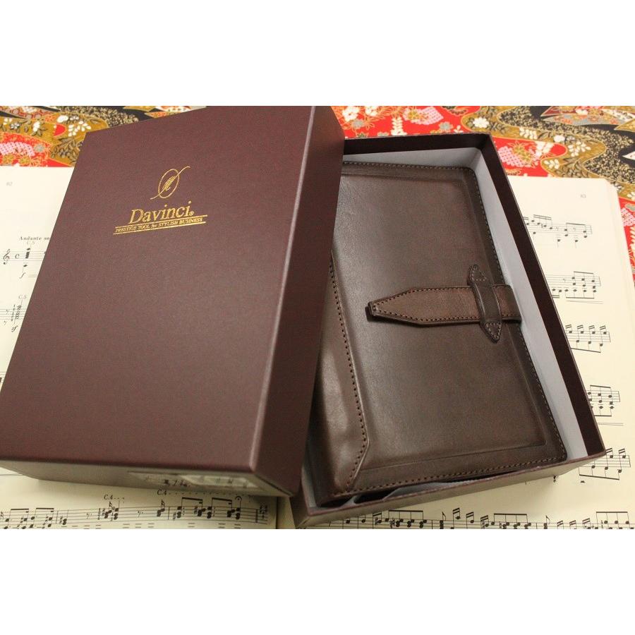 Davinci GRANDE Roroma Classic 聖書サイズシステム手帳 DB3014E 本革 