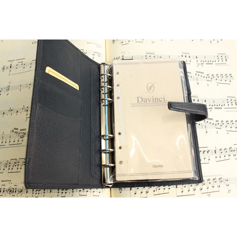 Davinci GRANDE Airy Goat 聖書サイズシステム手帳 DB3020K 本革