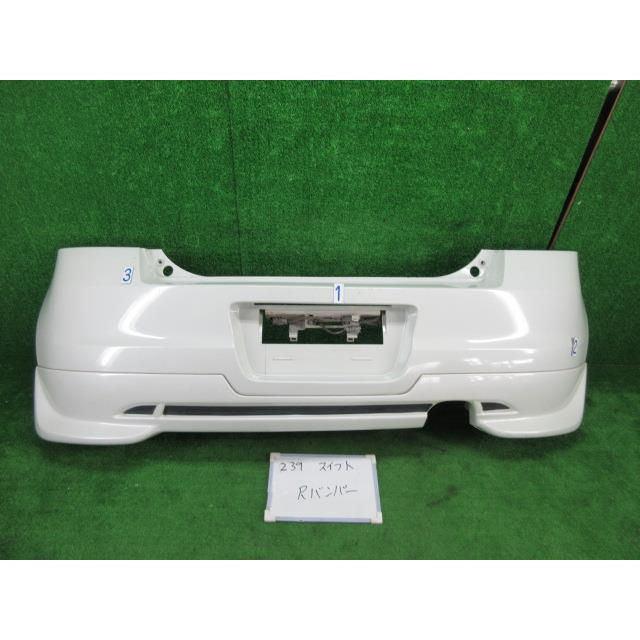 スイフト DBA-ZC71S リアバンパー スポイラー付 Z7T パールホワイト