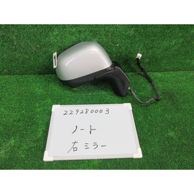ノート ニッサン DBA-E12 右ドアミラー サイドミラー カメラ付き 11 