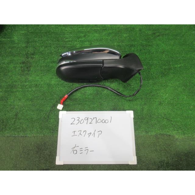 エスクァイア DAA-ZWR80G 右ドアミラー サイドミラー 7ピン メッキ