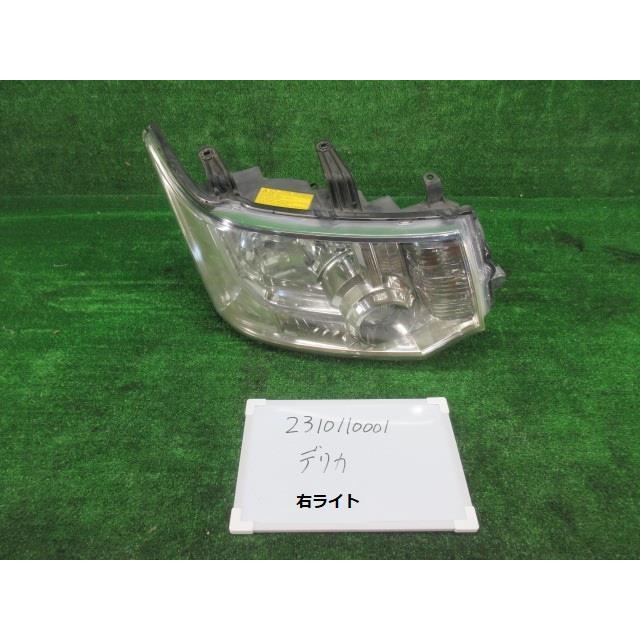 ミツビシ デリカD5 DBA-CV4W 右ヘッドライト 100-87918 HID エクシード 