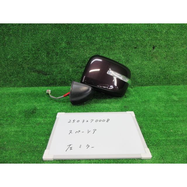スペーシア（ブラック）　左ミラー　形式5AA-MK 53S スペーシア スズキ DAA-MK53S 左ドアミラー サイドミラー 7ピン ZVJ