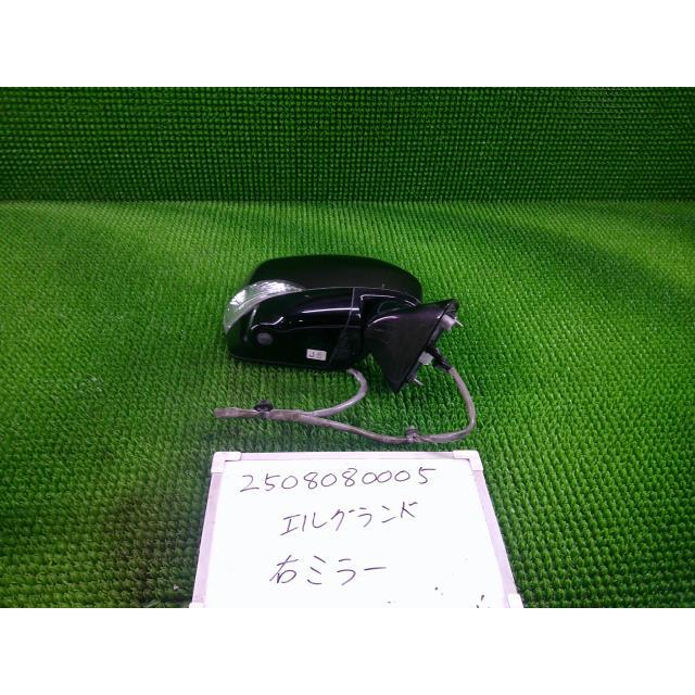 H23 エルグランド PNE52 右ドアミラー/右サイドミラー 90614 エルグランド ニッサン DBA-PNE52 右ドアミラー サイドミラー 13ピン