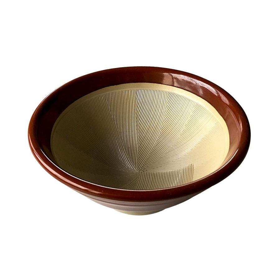 日本製 すり鉢 茶 5号 | 