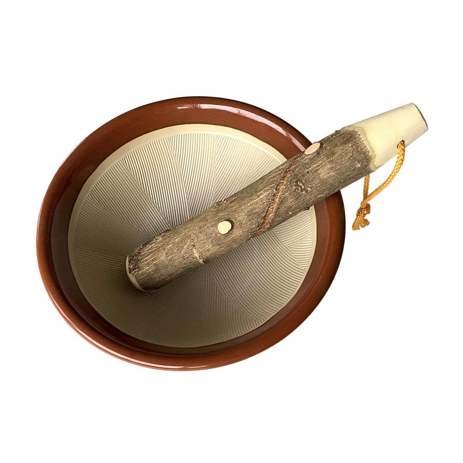 日本製 すり鉢 茶 5号 |  | 03