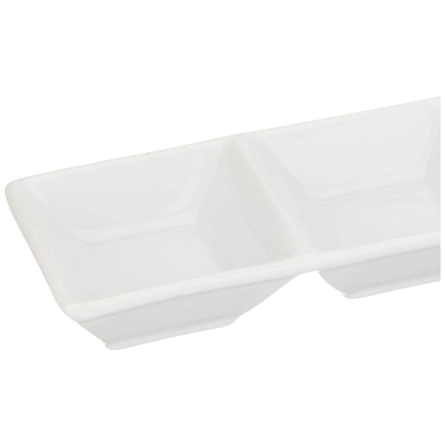 白 スクエア 2連皿 3連皿 6×18×2.5cm 72141-188 |  | 03