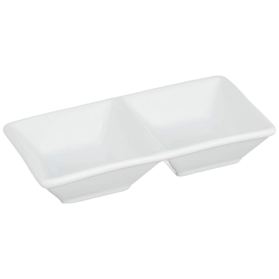 白 スクエア 2連皿 3連皿 6×18×2.5cm 72141-188 |  | 01