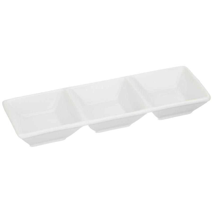 白 スクエア 2連皿 3連皿 6×18×2.5cm 72141-188 |  | 04