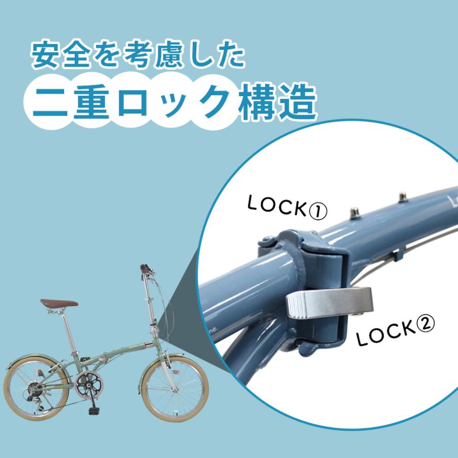 折りたたみ自転車 20インチ スチール シマノ 6段変速ギア スタンド付き 折り畳み グリーン チャコール レッド ダークブラウン |  | 12