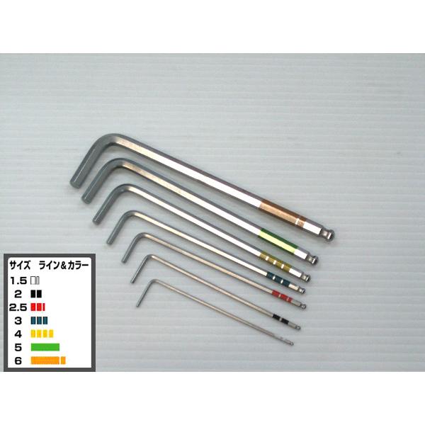 Eight エイト ボールポイント六角棒スパナ ネオボール35 7本組 Bp六角レンチ B04 69 嘉孝select 通販 Yahoo ショッピング