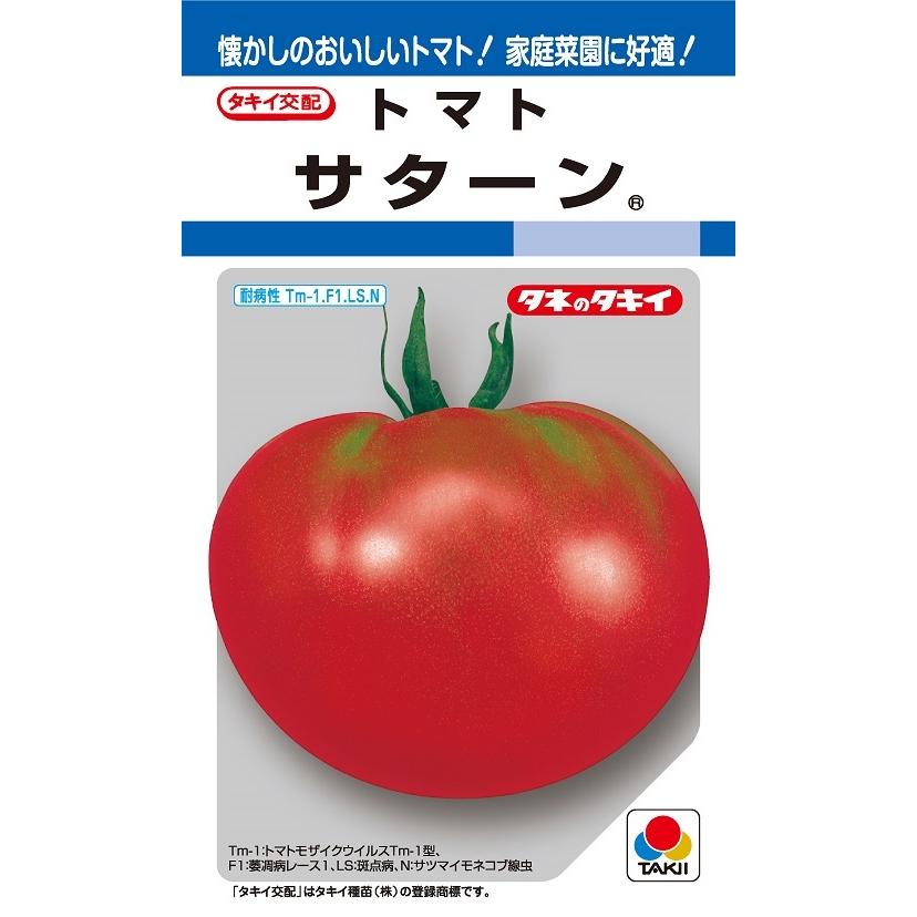サターン 大玉トマト種子 45粒 【トマト種】【タキイのタネ】【野菜の