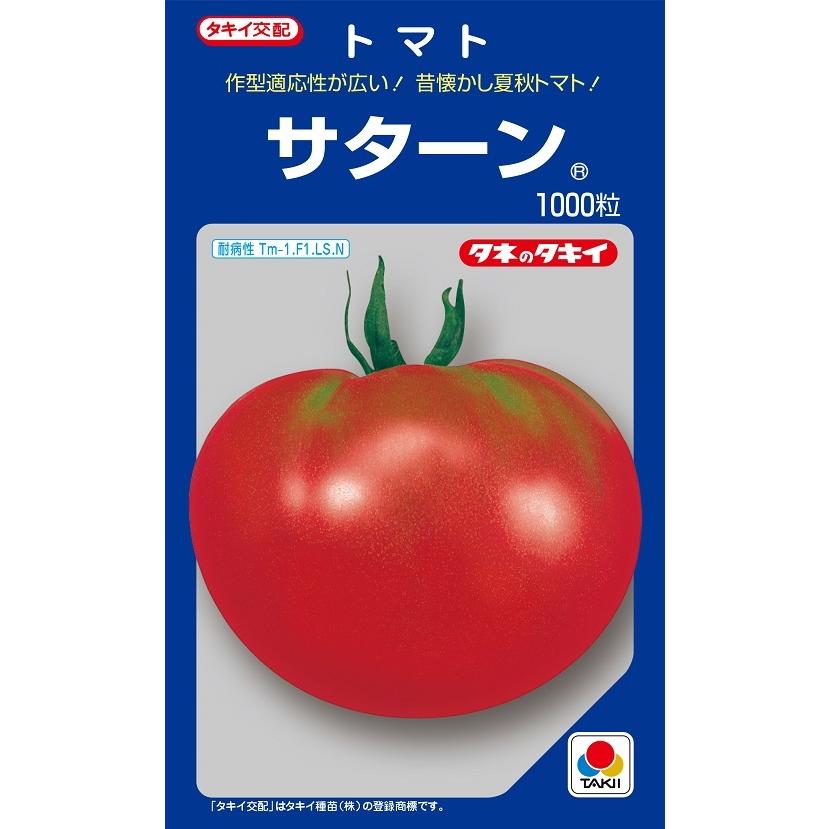 サターン 大玉トマト種子 1000粒 【トマト種】【タキイのタネ】【野菜