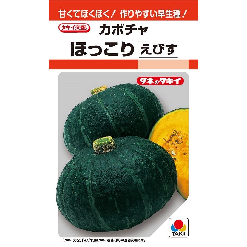 ほっこりえびす 9粒 カボチャ種子 南瓜の種 タキイのタネ 野菜の種 611 吉谷農芸yahoo 店 通販 Yahoo ショッピング