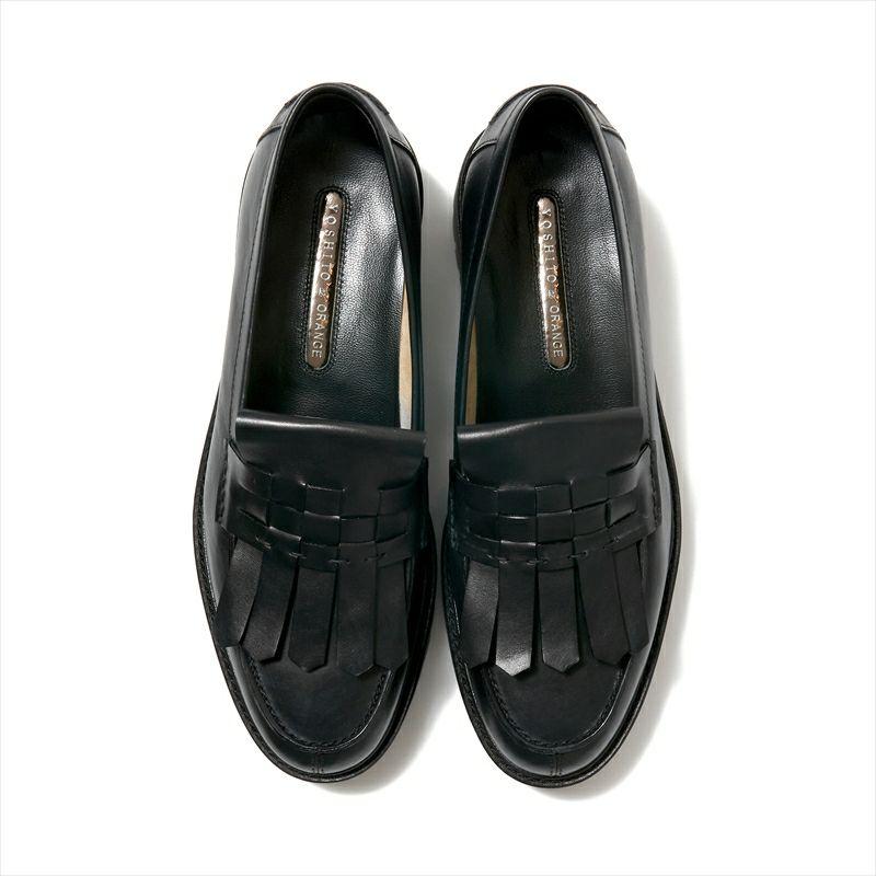 YOSHITO（ヨシト） ローファー スリッポン OR2706 ブラック ブラウン