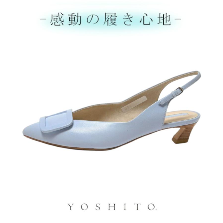 YOSHITO ヨシト パンプス ローヒール コンビ 23.5㎝ YOSHITO（ヨシト 