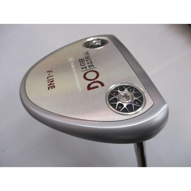 【超美品】ホワイトホット OG Vライン パター 34インチ ODYSSEY ホワイト ホットOG V-LINE パター STROKE LABシャフト装着