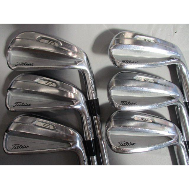 Set De Fers Titleist T100 2021 - 4-Pw + Gap Wedge (Gw) - Manche Rigide N.S. Pro Modus3 Tour130 - Occasion Pour Golfeur Droitier