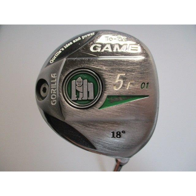 通販限定□ ゴリラ To-Be GAME F-01 フェアウェイ/Tour AD EV6/SR/18