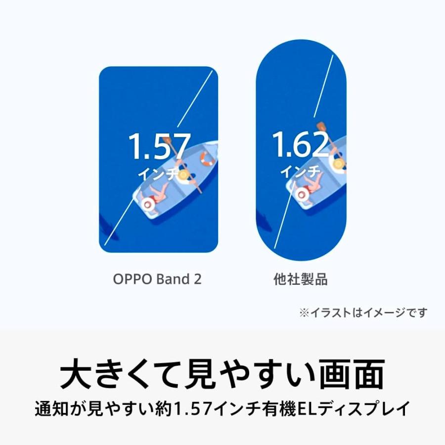 OPPO（オッポ） OPPO BAND 2 OBBE215 ライトブルー : 賀屋ヤフー 