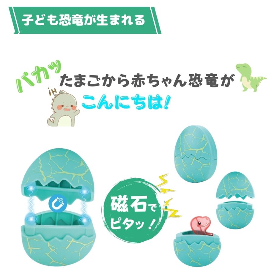 kebo 知育玩具 おもちゃ 恐竜 磁石ブロック 積み木 立体パズル お誕生