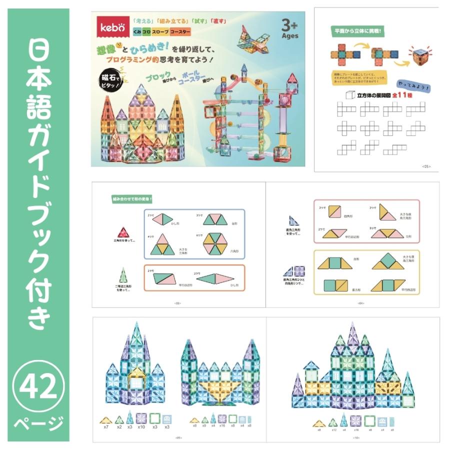 kebo 知育玩具 おもちゃ 磁石ブロック 積み木 立体パズル お誕生日