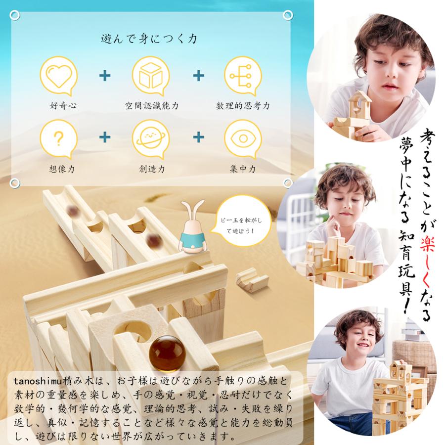 期間限定送料無料 知育玩具 積み木 おもちゃ ビー玉 転がし ピタゴラスイッチ 無塗装 木製 ブロック 立体 パズル スロープトイ 迷路 誕生日 プレゼント Tanoshimu 100ピース 公式 Studiostodulky Cz