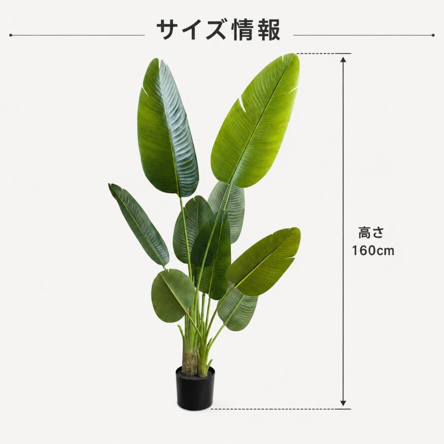 人工観葉植物 フェイクグリーン 大型 高さ約160cm オーガスタ風