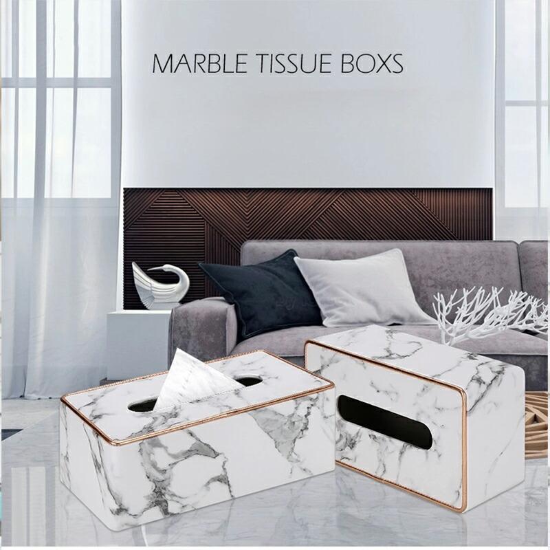 ティッシュケース 大理石 ティッシュボックス ボックスティッシュ
